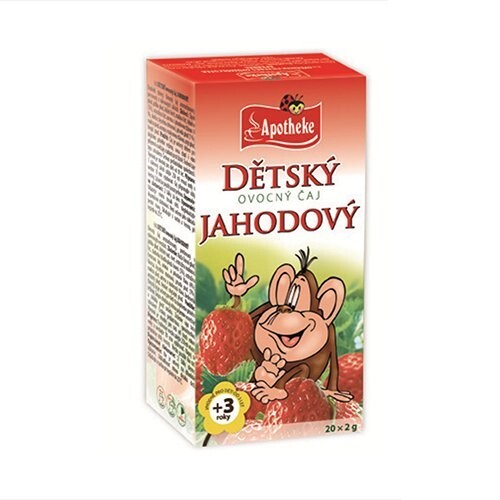 Detský ovocný čaj Jahodový 20x2 g