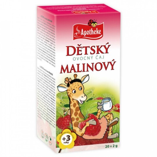 Detský ovocný čaj Malinový 20x2g