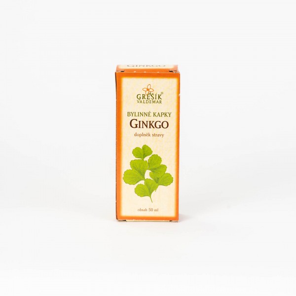 Ginkgo - bylinné kvapky 50ml