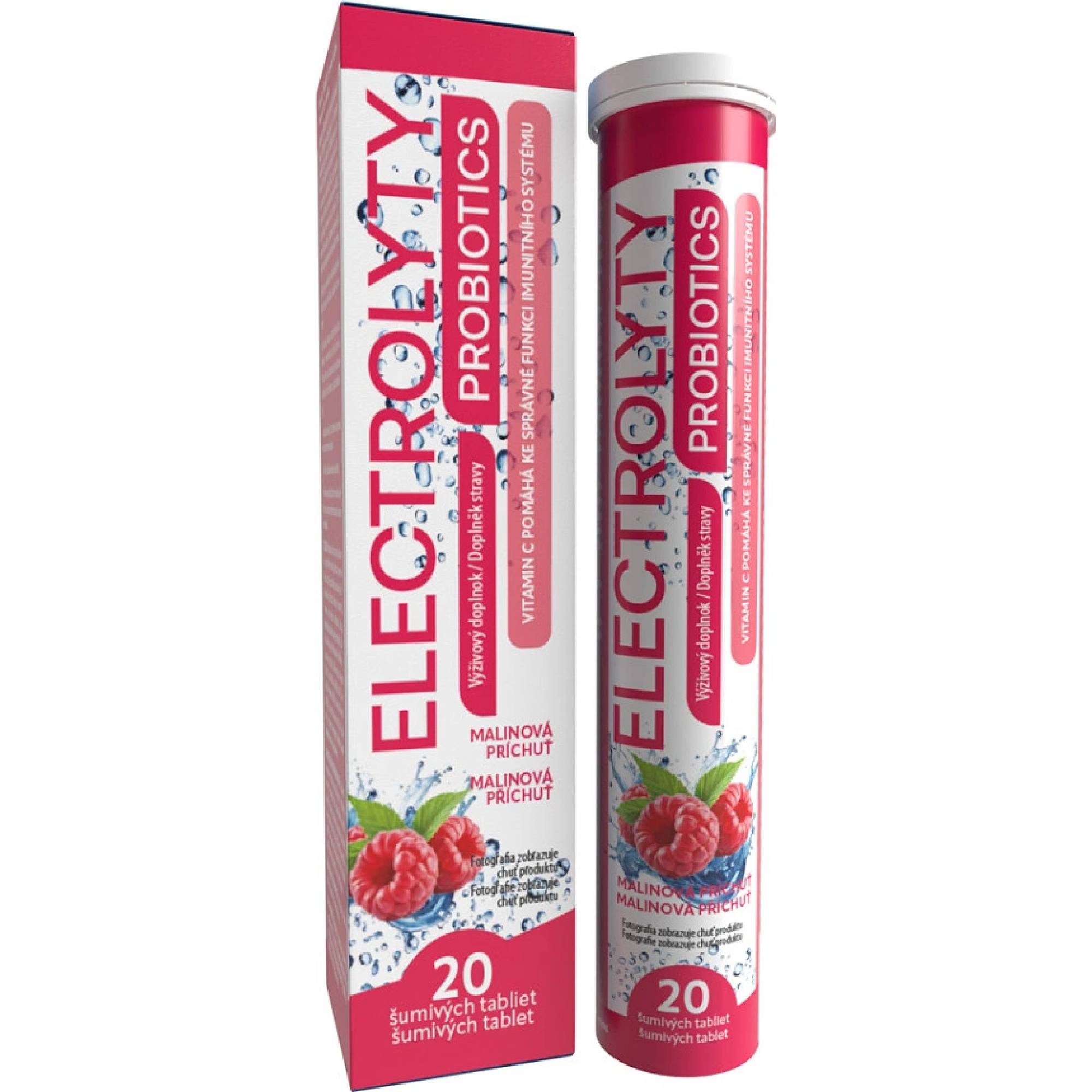 Electrolyty probiotics 20ks - malina
