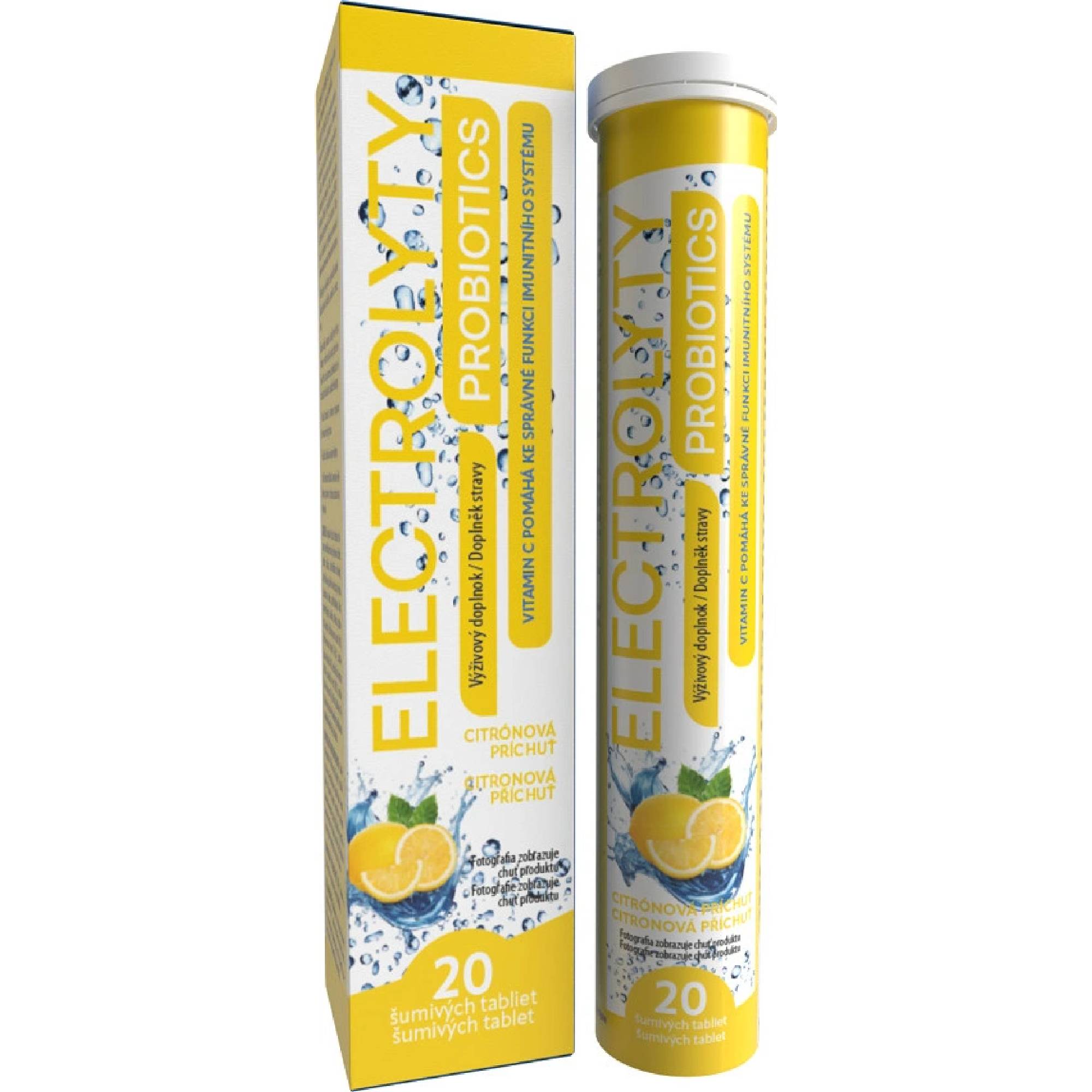 Electrolyty probiotics 20ks - citrón