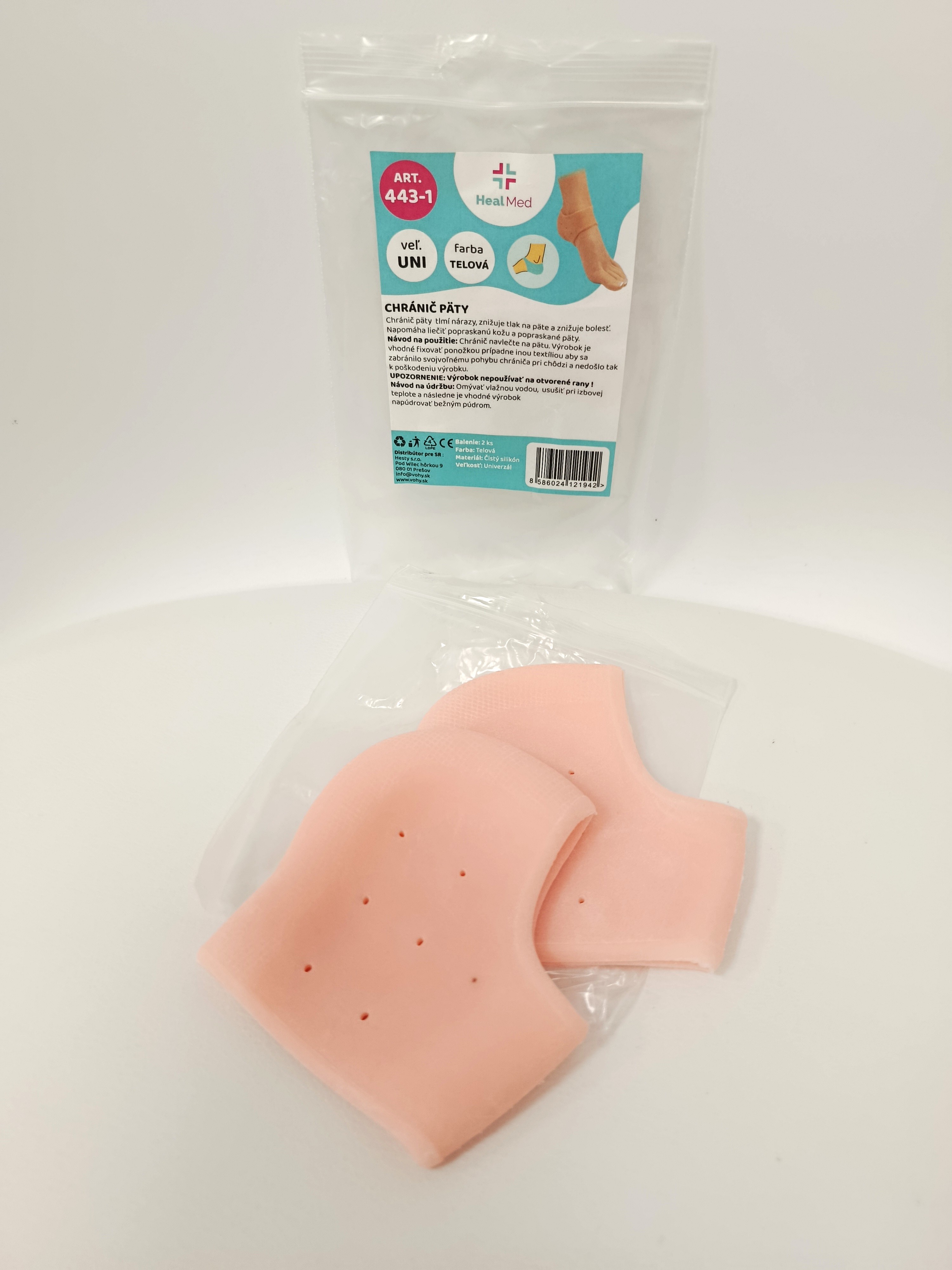 Chránič päty - telový 2 ks