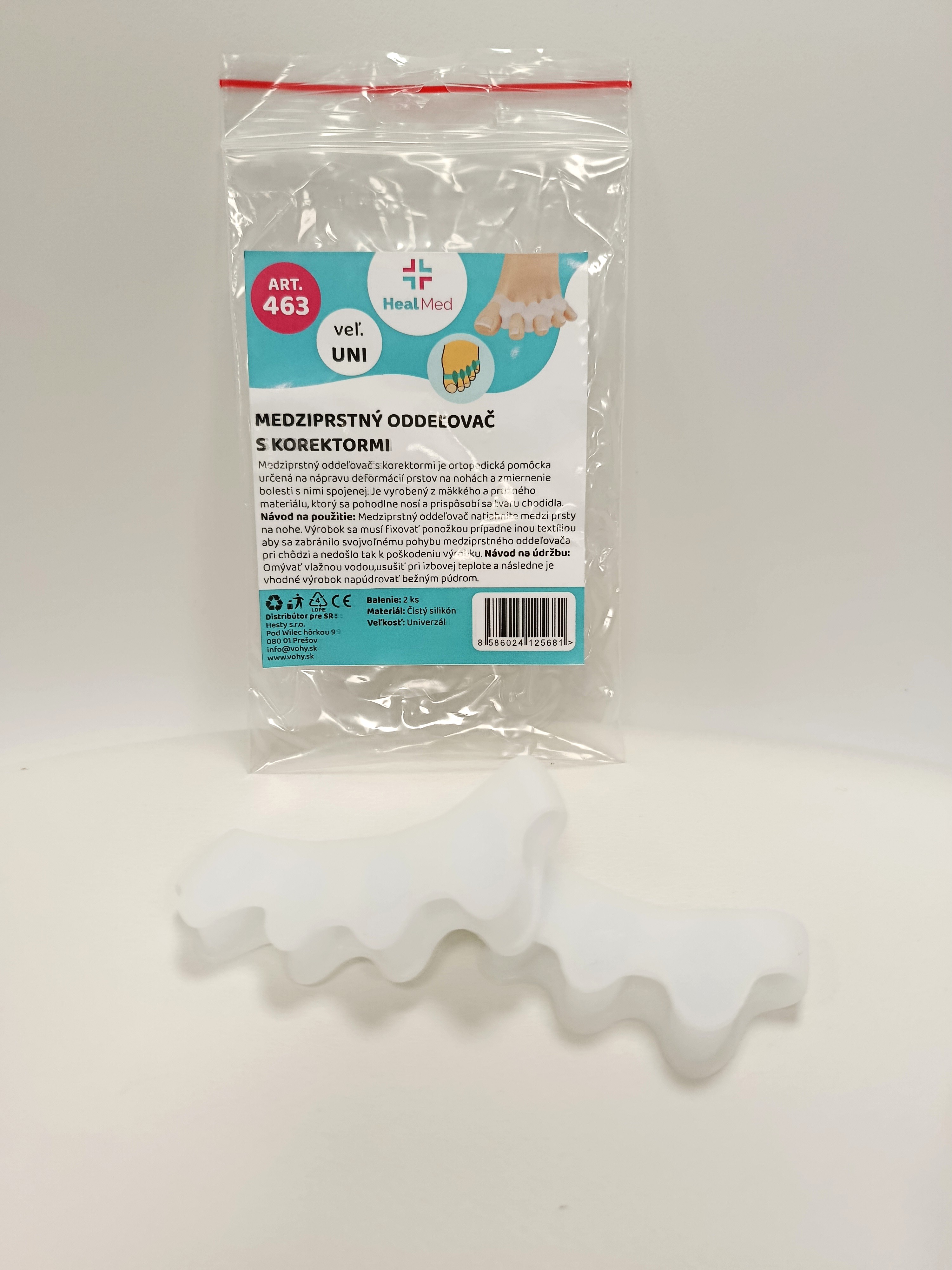 Separátor prstov s korektormi - 2 ks