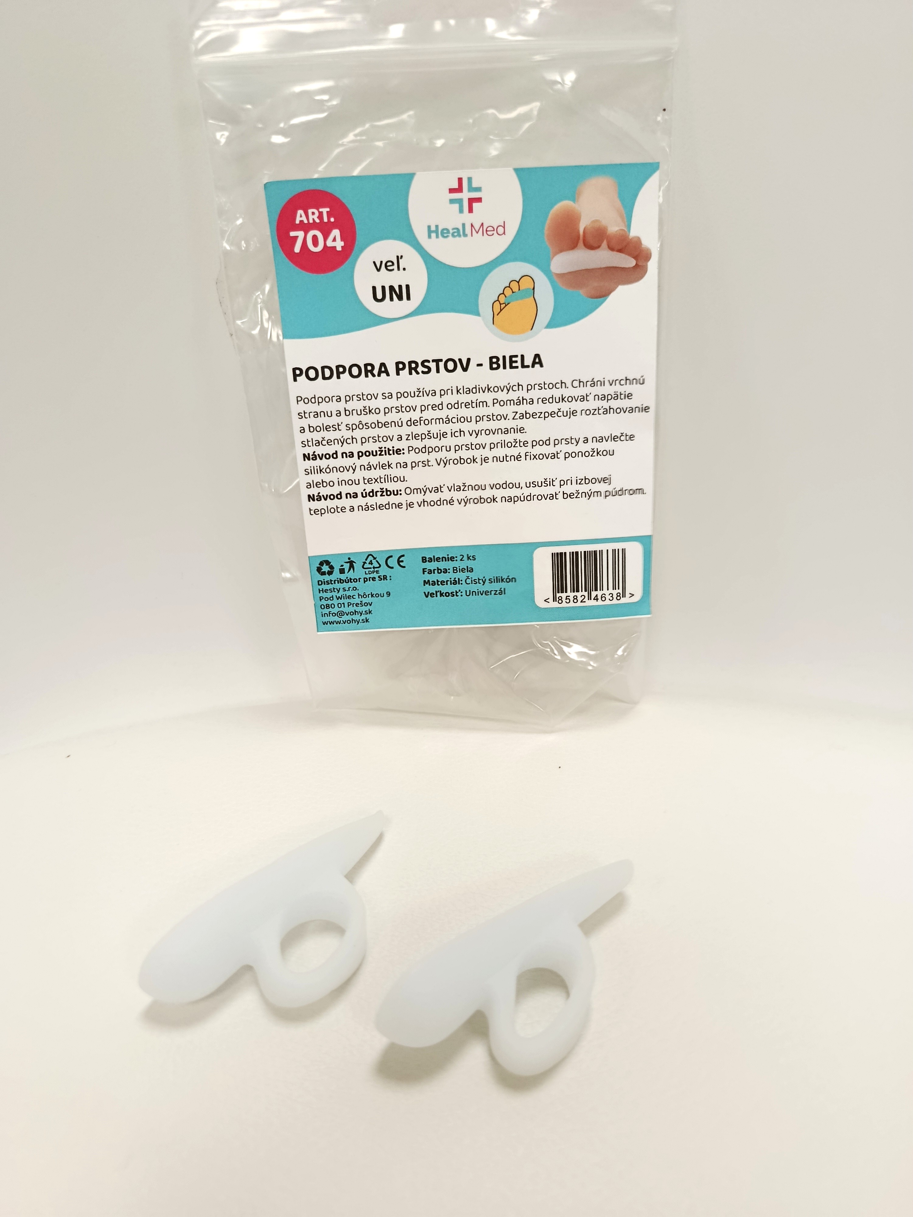 Silikónová podpora prstov UNI- 2 ks