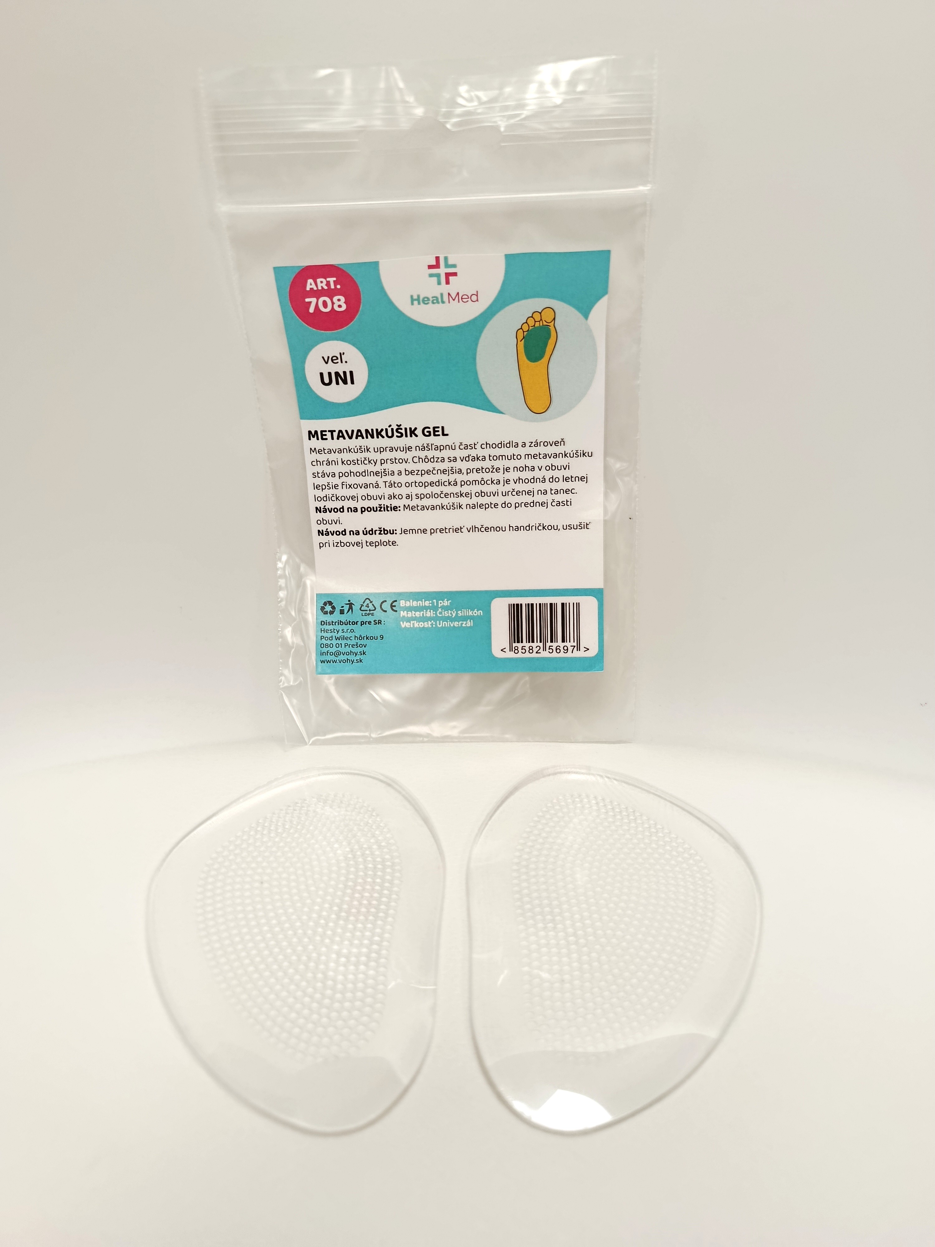 Metavankúšik Gel - 1 pár