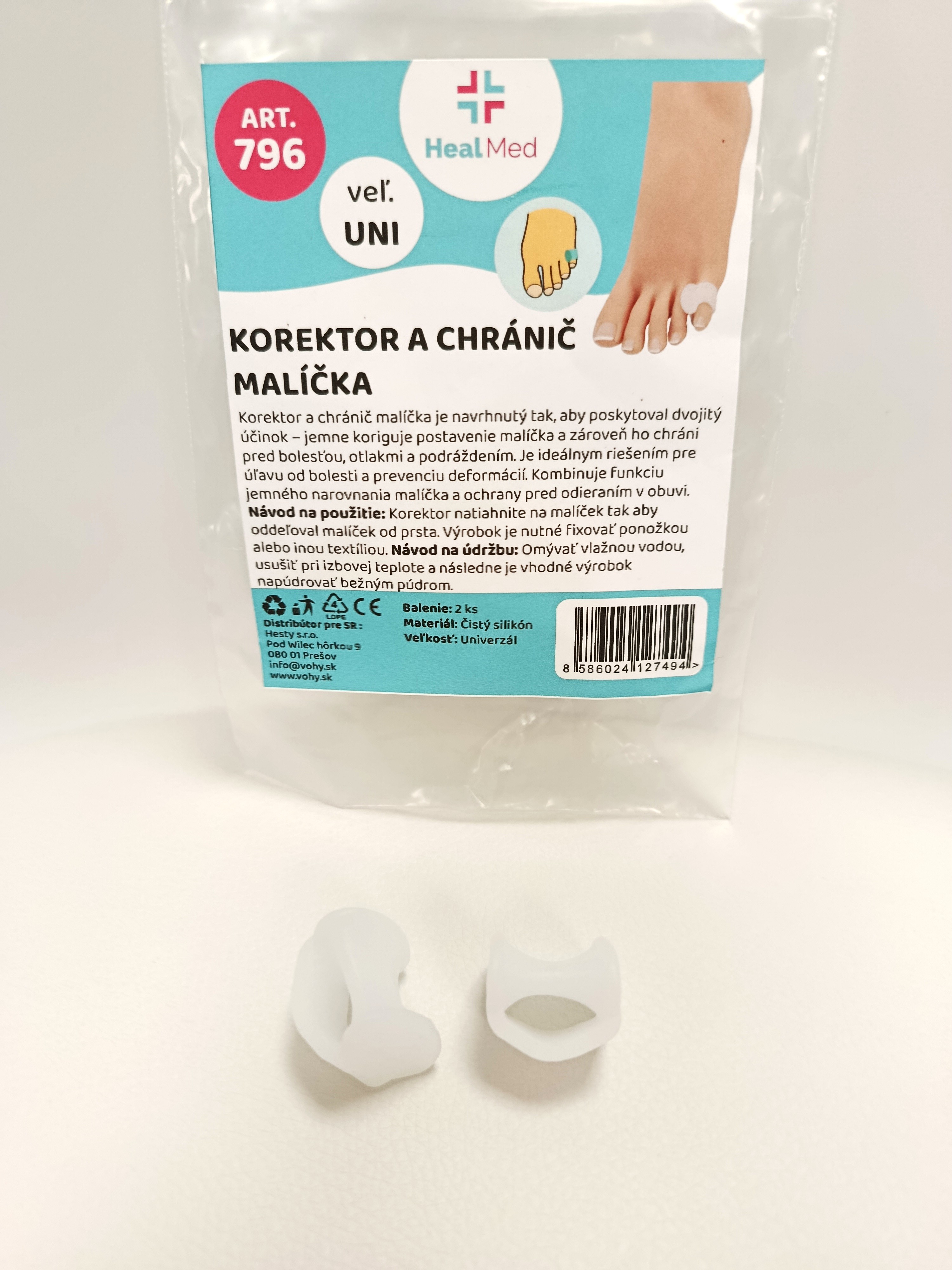 Korektor a chránič malíčka - 2 ks