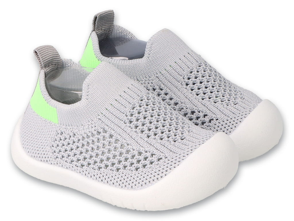 Papuče sieťované sivé