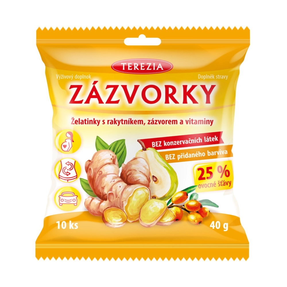 Zázvorky želé 10ks