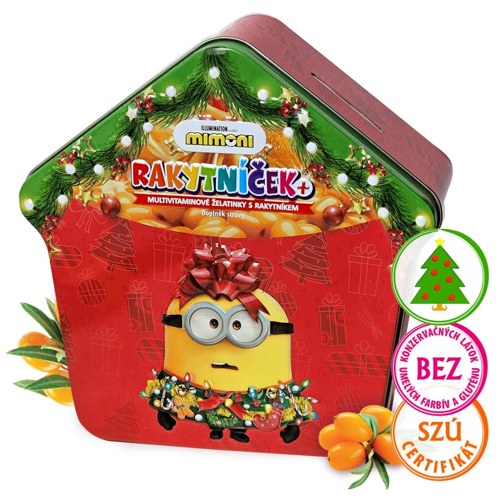 Rakytníček MIMONI vianočný domček 50ks