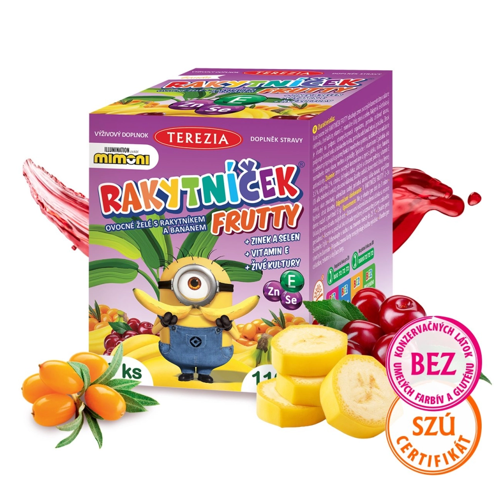 Rakytníček mimoni frutty 60ks