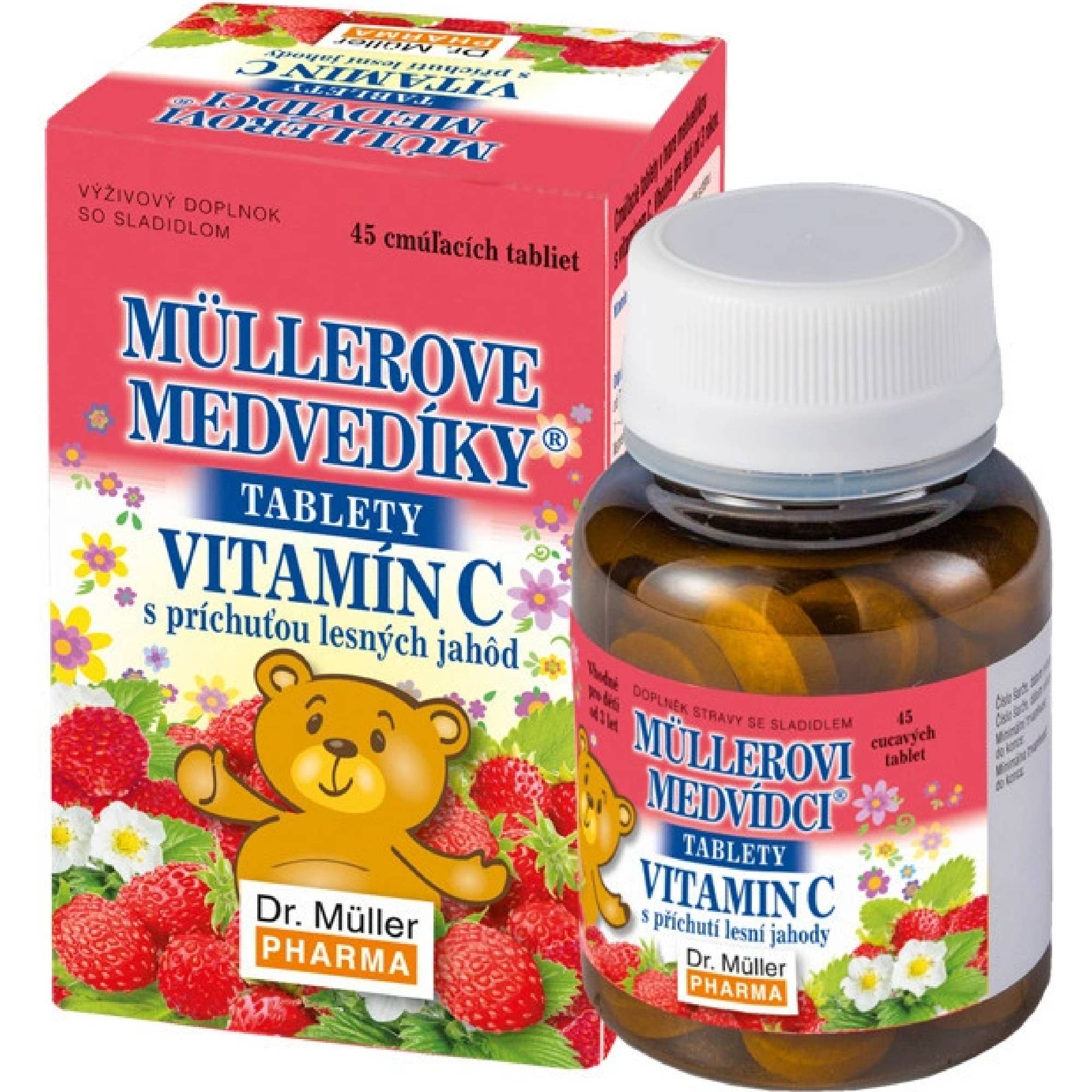 Müllerove medvedíky 45ks