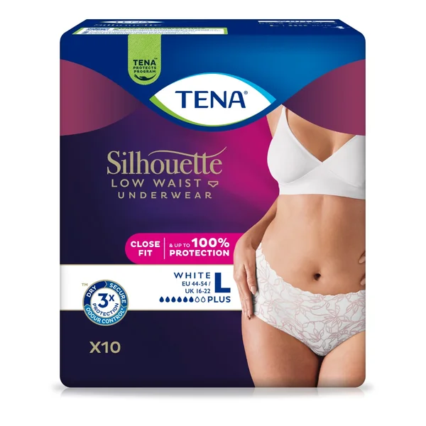 TENA Silhouette Plus Low Waist White L