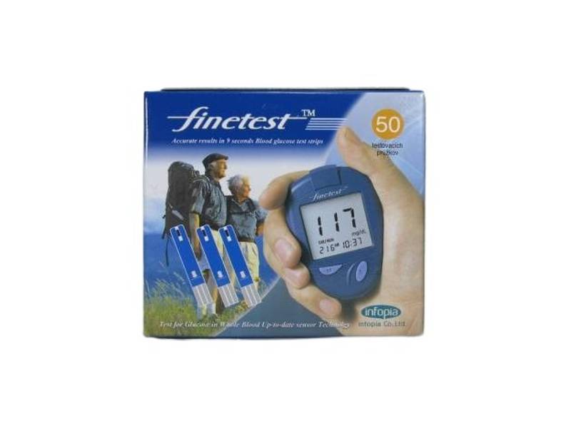 FINETEST testovacie prúžky