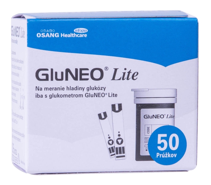 Gluneo Lite testovacie prúžky