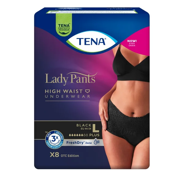 TENA Lady Pants Plus Black L