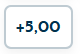 +5,00